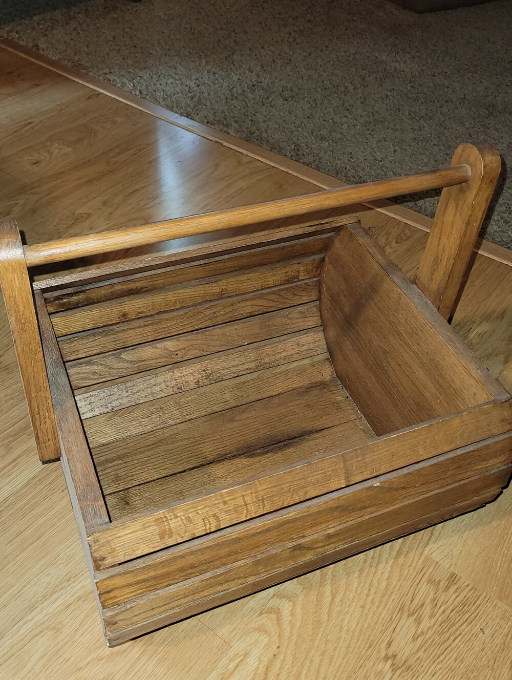 Vintage Slat Basket